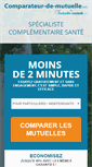 Mobile Screenshot of comparateur-de-mutuelle.info